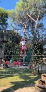 Parco avventura con i bambini